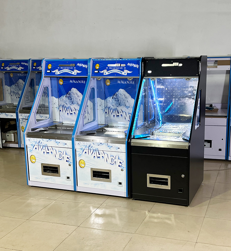 bonus hole coin pusher arcade game machine